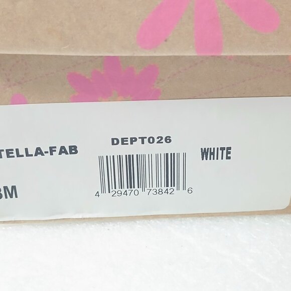 BP Stella White Strappy Cork Wedge Sandals 4.5" Platform Size 8 w/ Box VGUC - Picture 9 of 16